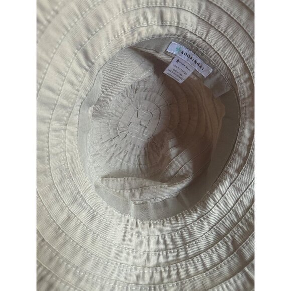 Kooringal Floppy Grosgrain Ribbon Sun Hat One Size Buckle Detail - Picture 8 of 8